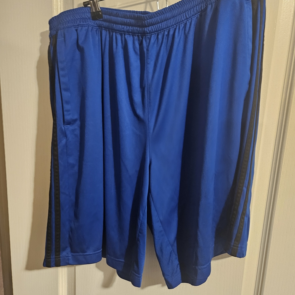 adidas Men's Royal Blue Athletic Shorts